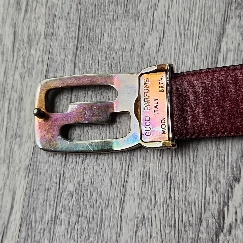 Gucci Parfums Italy Mod. Brev. Vintage Black Leather … Gem